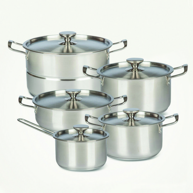 모던스미스 올스텐 IH 인덕션 냄비 5종 세트 3중바닥, 편수18+양수20+양수22+전골26+찜곰솥26, 1세트