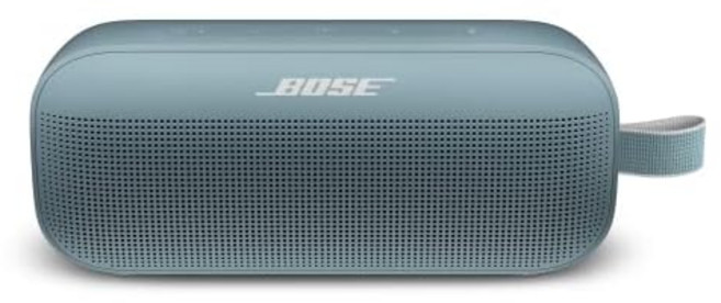 Bose SoundLink Flex 블루투스 스피커 포터블 무선 스피커 마이크 포함 최대 12시간 재생 방수 방진 스톤 블루