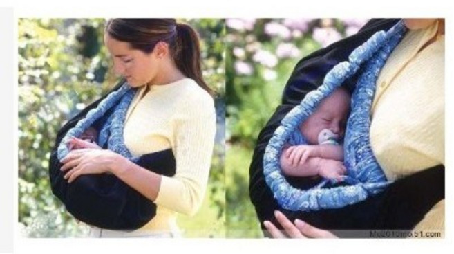 嬰兒襁褓帶背帶TC純棉布, 紅格, 紅格