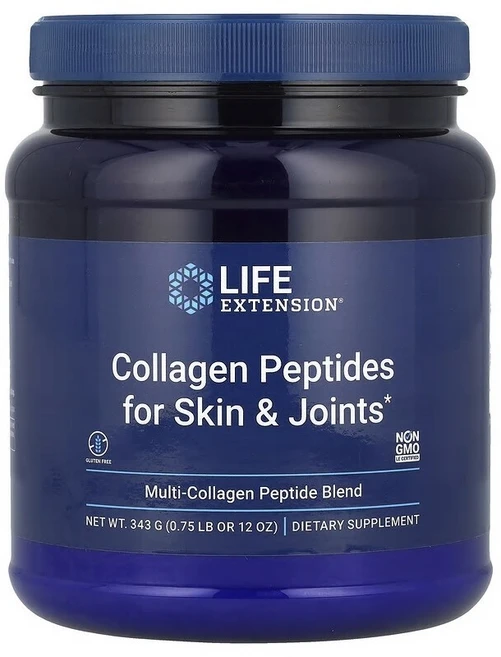 Life Extension 피부 및 관절을 위한 콜라겐 펩타이드 343g(12oz) LEX-24080, 1개, 343g - 쿠팡