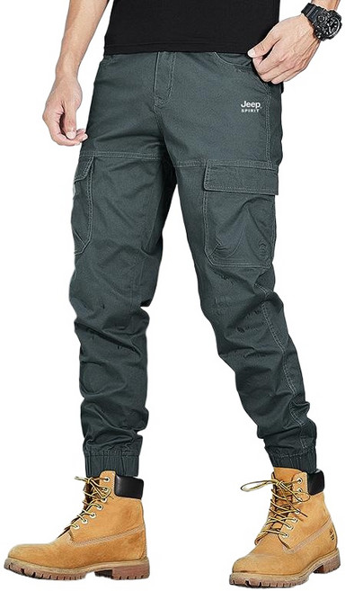 JEEP SPIRIT 지프 봄가을 남성 카고바지 아웃도어 멀티포켓 조거 팬츠 23MA783TR7201+사은품