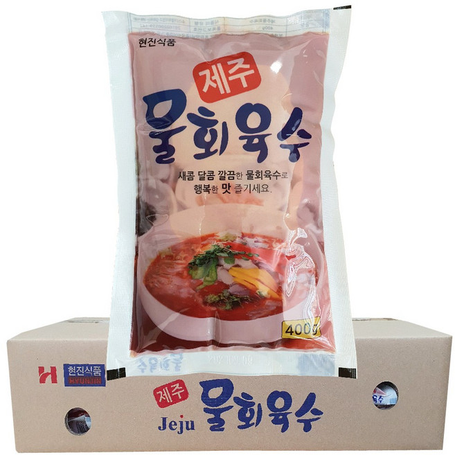 물회육수 400g x 30팩 현진식품 제주 물회 양념 소스, 30개