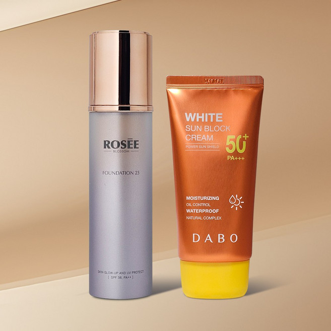 로제 블라썸 파운데이션 21호 /선크림 증정, 21호 라이트 베이지, 1개