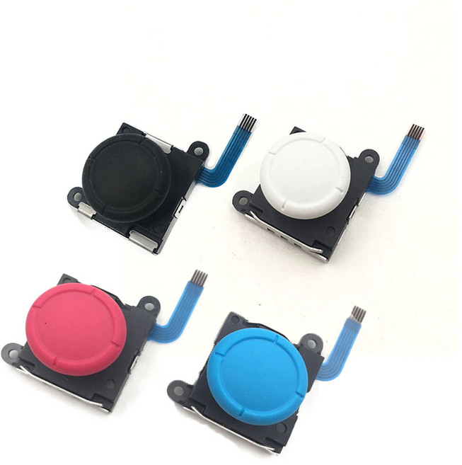 G1985 닌텐도 스위치 OLED 라이트 호환 조이콘 자가 수리 아날로그 스틱 모듈 부품, 블랙, 1개