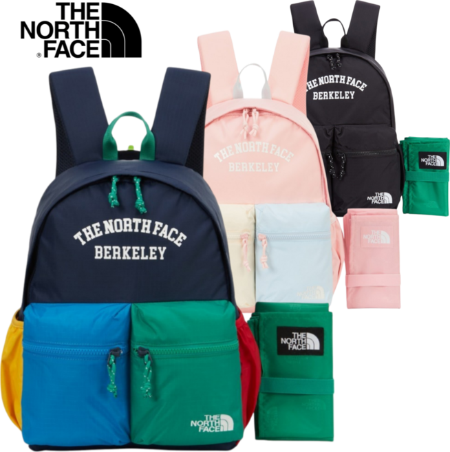 [국내매장판] 노스페이스 키즈 피크닉 팩 소풍 캠핑 등원 데일리 가벼운 가방 미니 백팩 피크닉매트 세트구성