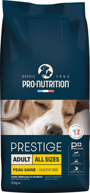 프레스티지 독 스킨 올브리드 피부모질 알러지케어 저알러지 대용량 강아지 사료, 1개, 12kg