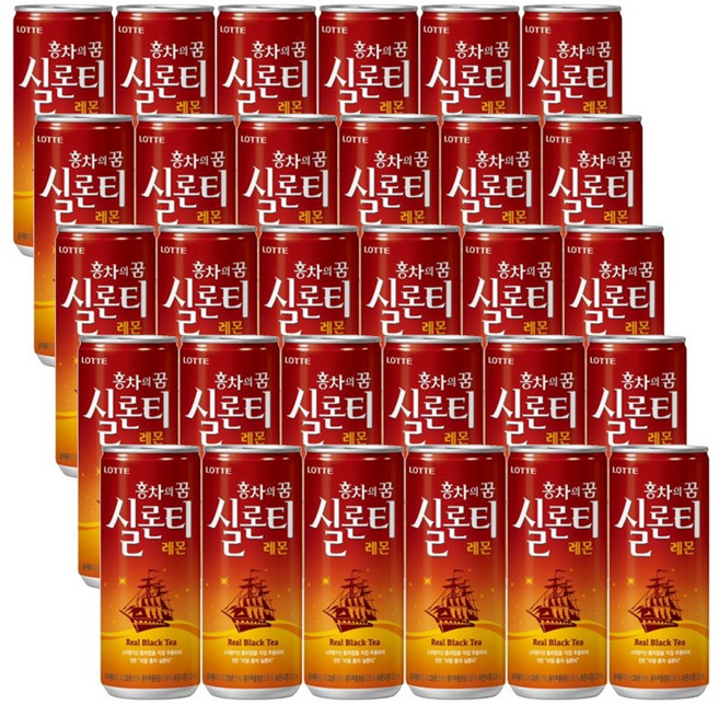 롯데칠성음료 홍차의 꿈 실론티, 175ml, 60개