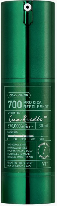 VT PRO CICA REEDLE SHOT 700 積雪草煥膚精華 舒緩保濕 改善粗糙 溫和煥膚, 1個, 30ml