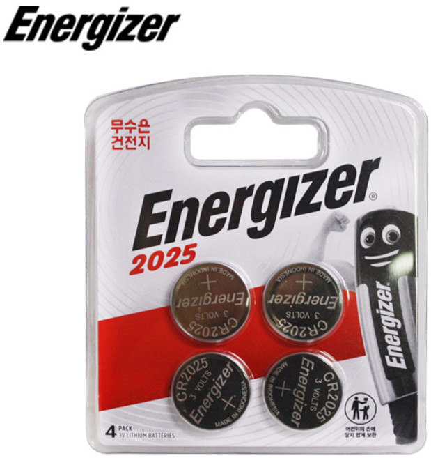 에너자이저 리튬건전지 CR2025 1카드 (4알)