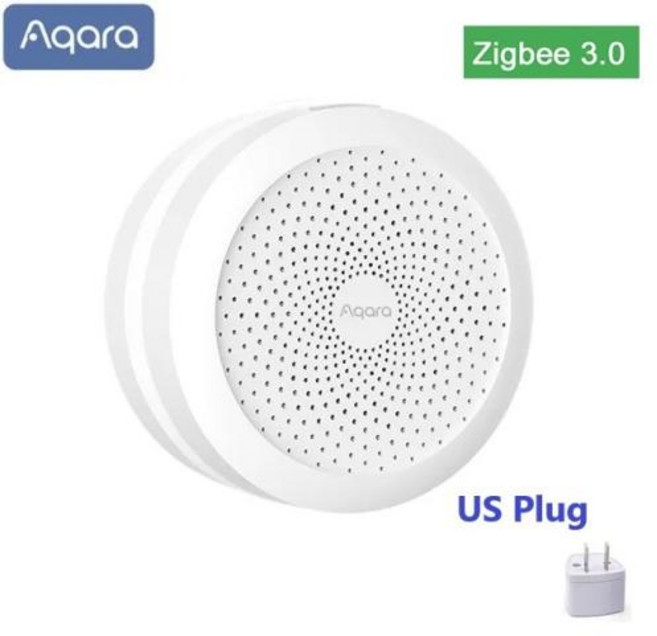 Aqara 스마트 홈 키트 게이트웨이 M1S 허브 Zigbee 온도 센서 도어 모션 센서 Homekit APP로 원격 제어 작업, 2. M1S Hub add US plug, 03 M1S add US plug