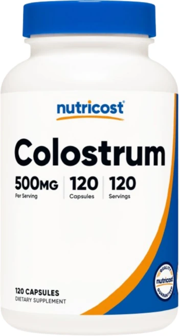 Nutricost 초유 500mg 캡슐 120정, 1개 - 쿠팡