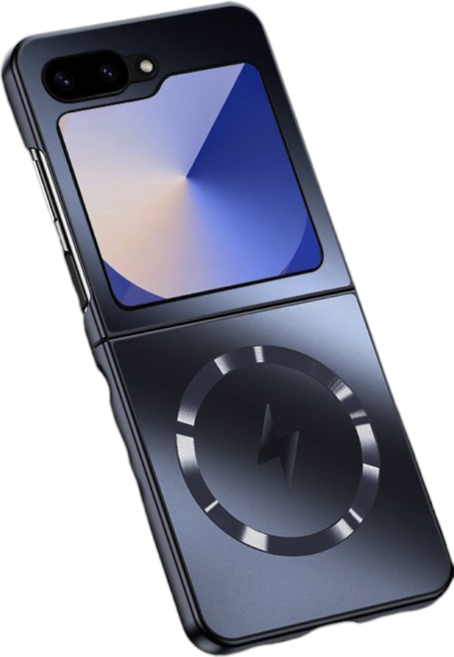 럭스폰 갤럭시 플립전용 강력 맥세이프 티타늄 전기도금 명품 케이스