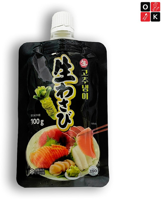 함량높은 갈아만든 생와사비, 1개, 100g