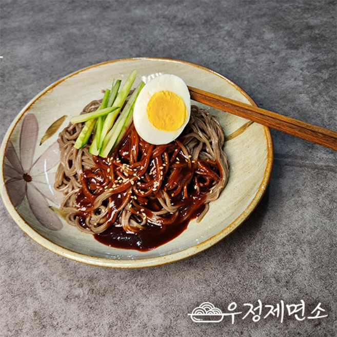 [우정제면소] 비빔메밀국수 18인분세트 (생면3kg+비빔장18봉), 단품