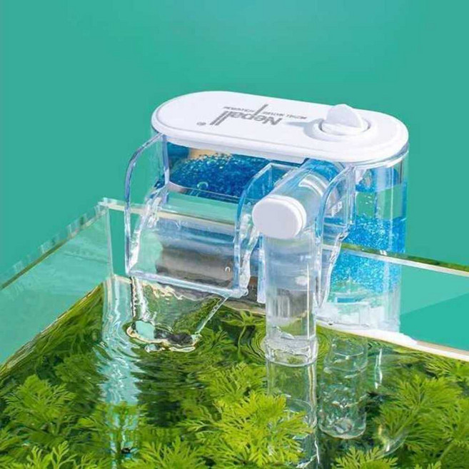 걸이식여과기 수조용 미니 슬림 외부여과기 소형, 1개