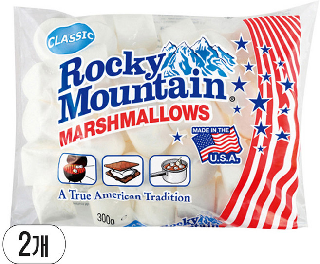 록키마운틴 마쉬멜로우 마시멜로 150g, 2개