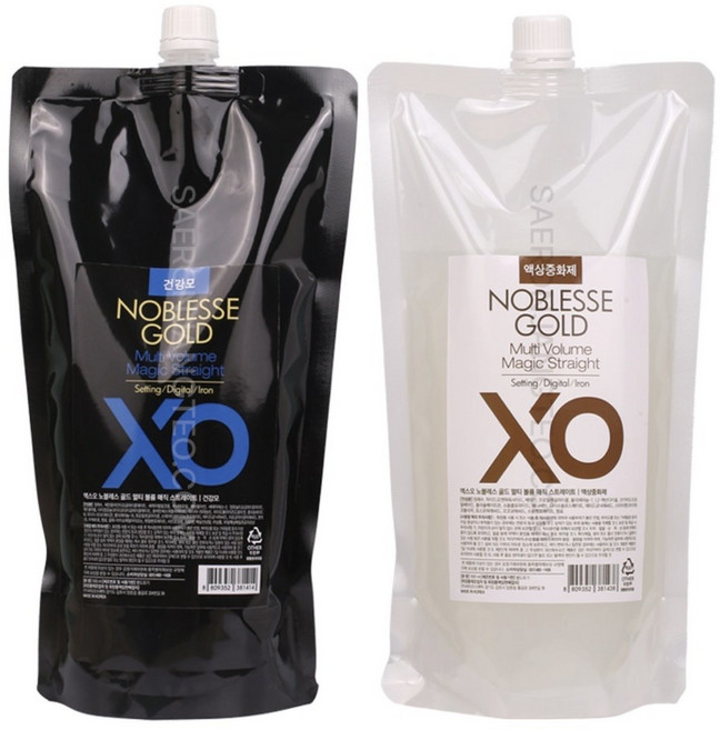 엑스오 XO 노블레스 골드 멀티 볼륨 매직 스트레이트 건강모+액상 1000ml, 1개