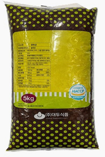 대두통단팥앙금 55R, 5kg, 4개