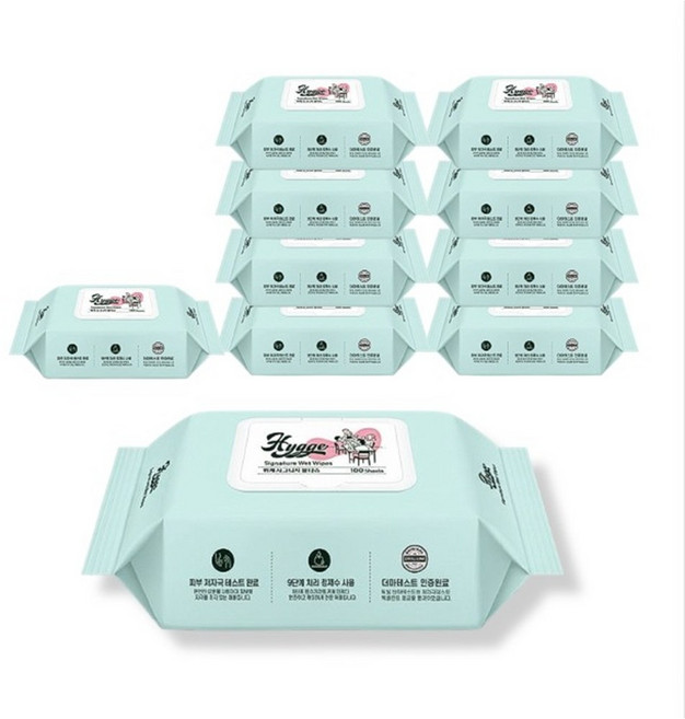 휘게 시그니처 프리미엄 물티슈 평량 50gsm