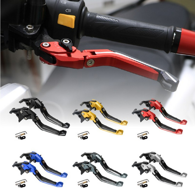 포르자 브레이크레버 FORZA 파킹브레이크 접이식 전년식 조절, 1세트, 레드