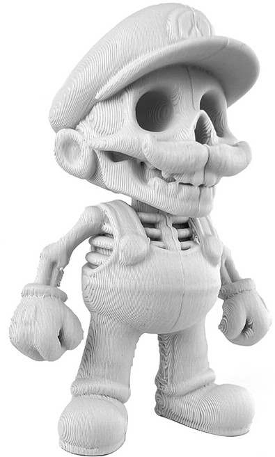 라푸유 마리오 스켈레톤 피규어 인테리어소품 장식 홈데코 해골캐릭터 3D프린팅 슈퍼마리오 피규어 P628, 1개