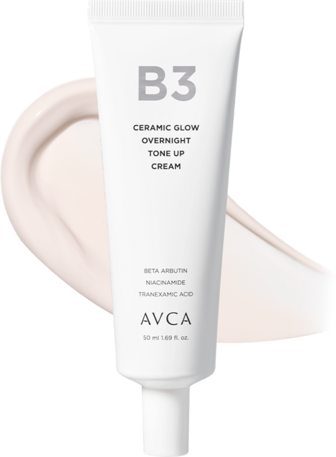 아브카 세라믹 글로우 바르고자는 오버나잇 톤업 크림, 1개, 50ml