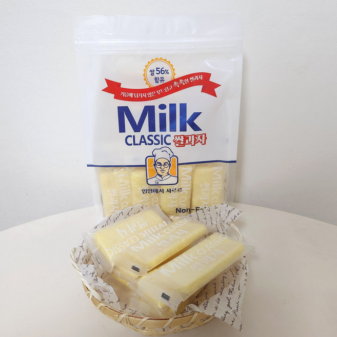 밀크 클래식 쌀과자, 240g, 14개