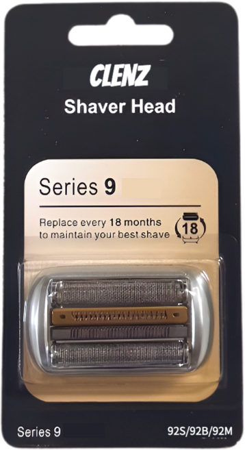 Clenz 브라운 면도기 9 면도날 92S 92M 92B 시리즈9 헤드 날망 면도기날 호환용, 1개