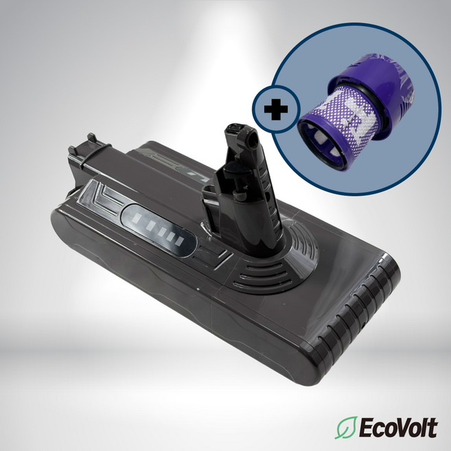 [호환]국내제조 6개월 A/S 다이슨V10 청소기 호환 배터리 4000mAh, 1개