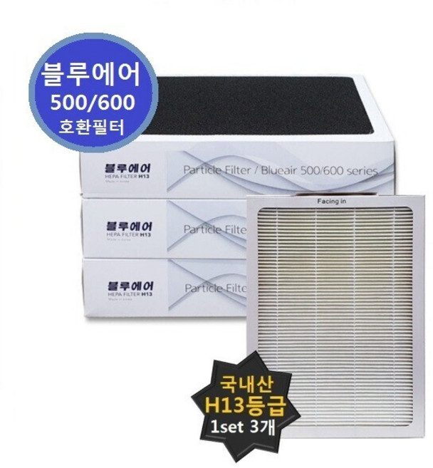 블루에어 690i 국내산 호환필터 스모크스탑 3개, 상세페이지 참조