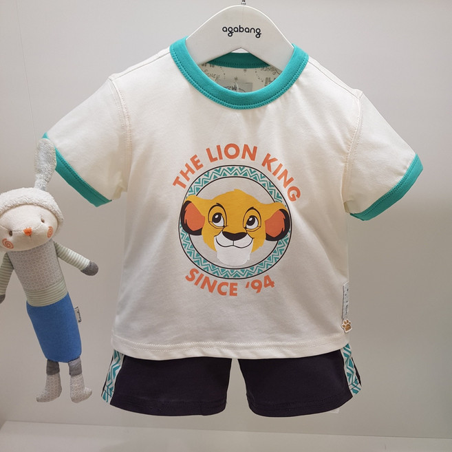 아가방 50% 여름 베이비페어 디즈니베이비 라이언킹 시원하게 정글모험 심바 유아 상하세트 심바처럼 활동적인 베이비 너를위한 엄청 편한 유아 상하복! 편한 외출복 추천