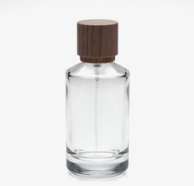 새로핸즈 클림프 타입 유리 향수용기 콘실린더 브라운 우드 100ml 퍼퓸 클림프 소분 향수 만들기 DIY 공병, 단품, 단품