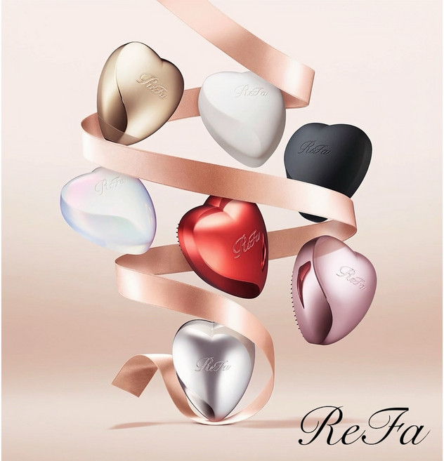 리파 하트 브러시 ReFa HEART BRUSH, 로즈골드, 1개