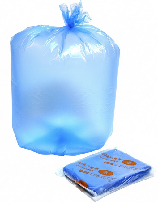 쓰레기봉투 배접봉투 파랑, 100L, 100개