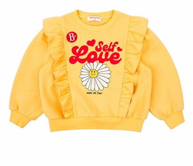 [백화점출고] 베베드피노 러브 데이지 러플 맨투맨 티셔츠 BP51MR440