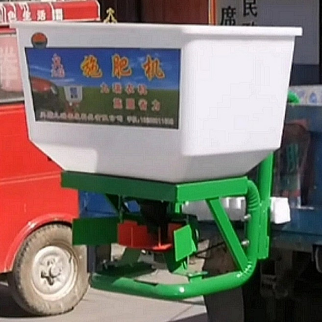 차량용 입제 살포기 비료 퇴비 뿌리는 기계 트렉터 파종기, 12V-24V 전면설치형, 1세트