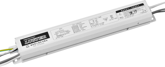 대원루터스 전자식 안정기 FPL 55W 2등용 슬림형 선길이 60CM KC인증 형광등용, 1개