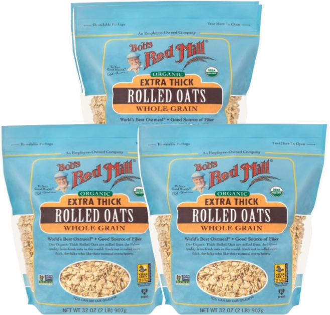 [밥스 레드 밀] 엑스트라 띠크 롤드 오트 907 g 3 SET, 1개