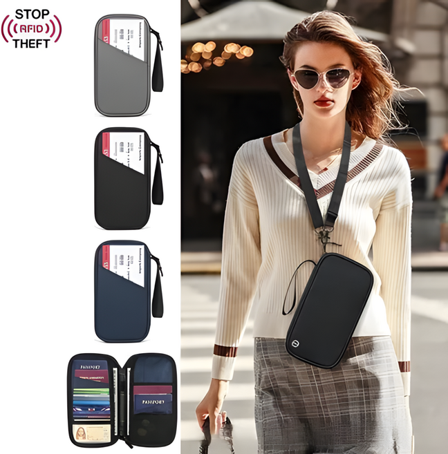 윙키홀릭 여행용지갑 여행지갑 RFID 여권 케이스 유럽 해외여행