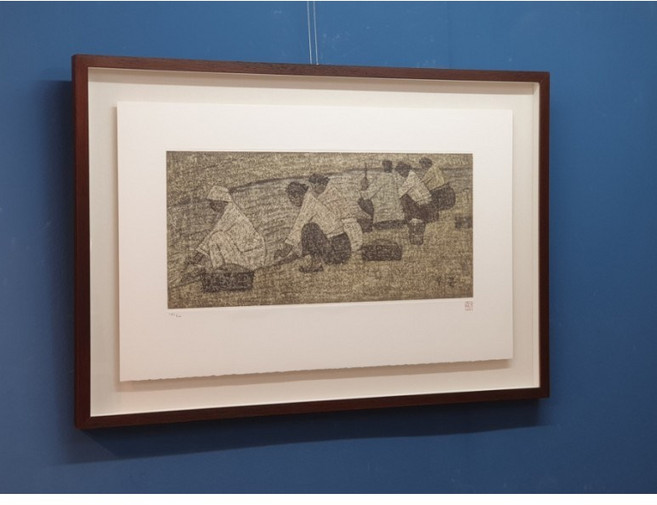 박수근 한정판 판화 - 빨래터 거실 서재 병원인테리어 그림선물