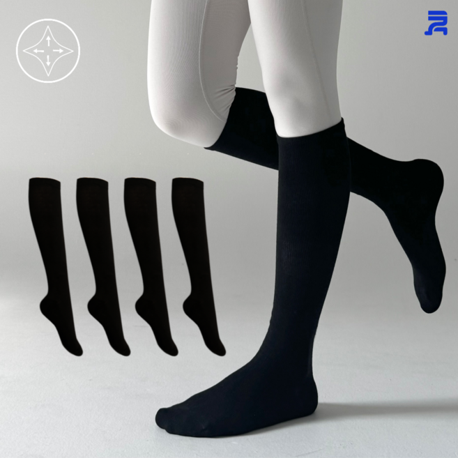 청춘양말 러닝 니삭스 여자 골프 컴프레션 압박 스포츠 양말