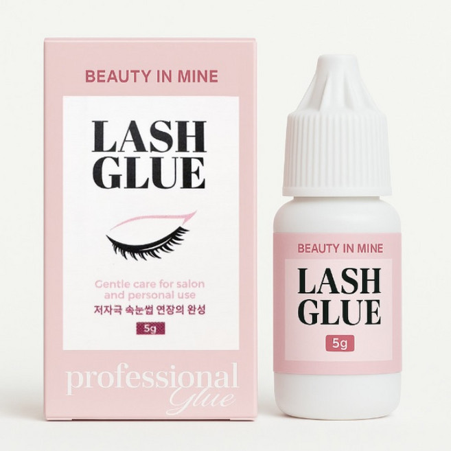 뷰티인마인 No자극 속눈썹 연장 셀프 글루 국내산 PMMA 프리 5g, 1개, 속눈썹 글루