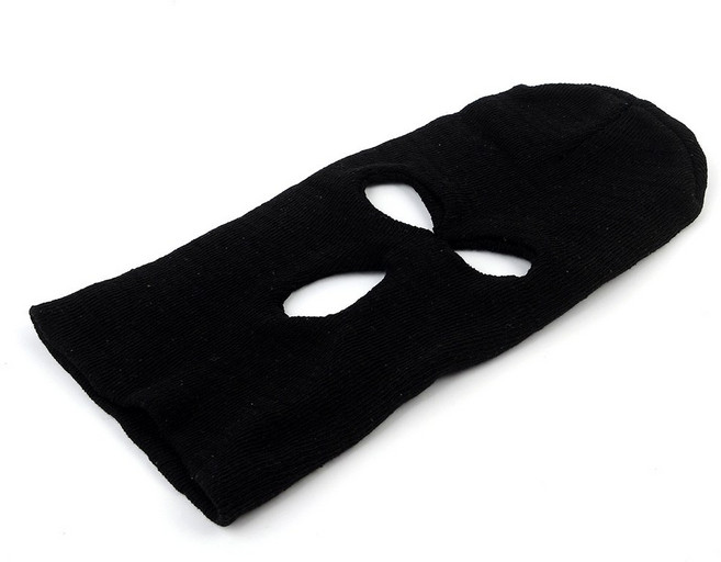 검정 복면 모자 겨울 방한모자 위장복면 패션소품 안면마스크 도둑모자 얼굴보호대 바람막이 귀달이 두건, 기본, 1개