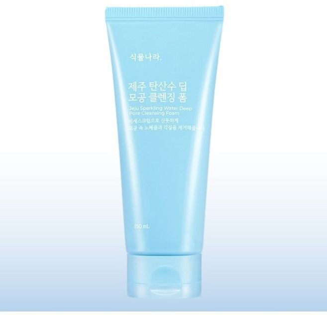 식물나라 제주 탄산수 모공 딥 클렌징폼, 150ml, 3개