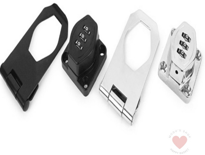 스토어연 비밀번호잠금방식 경첩자물쇠 중학교사물함자물쇠, 실버