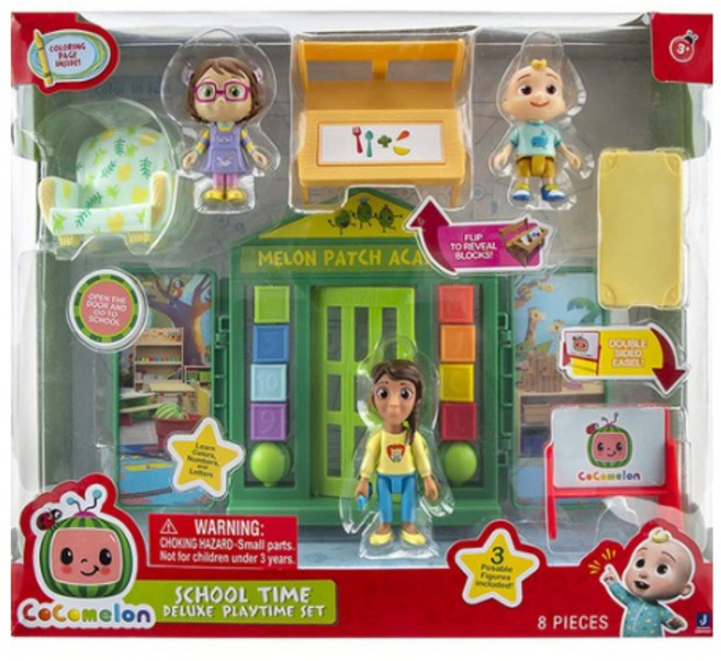 코코멜론 스쿨타임 디럭스 역할놀이 세트, MIX 혼합, 2개