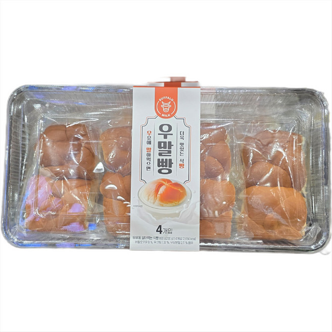 우유에 말아먹는 식빵, 4개, 200g