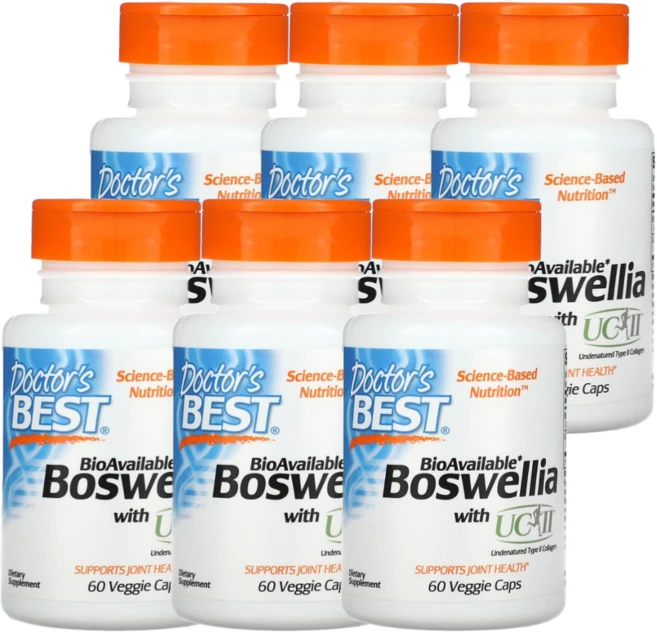 닥터스베스트 보스웰리아 UC II 60캡슐 6통, 6개, 60정 - 쿠팡