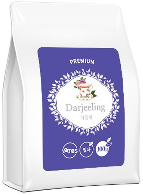 한마음 아레스 다즐링 잎차 100g, 2개, 1개입