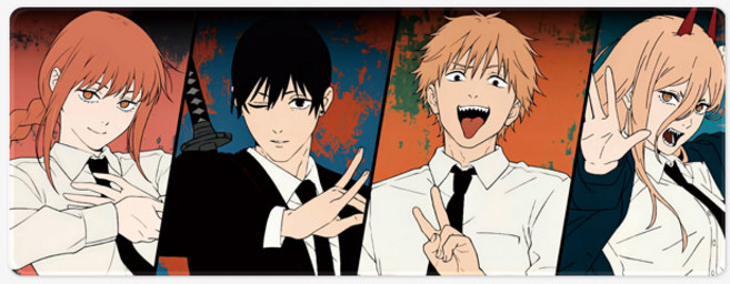 체인소맨 B 2기 극장판 마우스장패드, 06 체인소맨B L(800x300x4mm), 1개